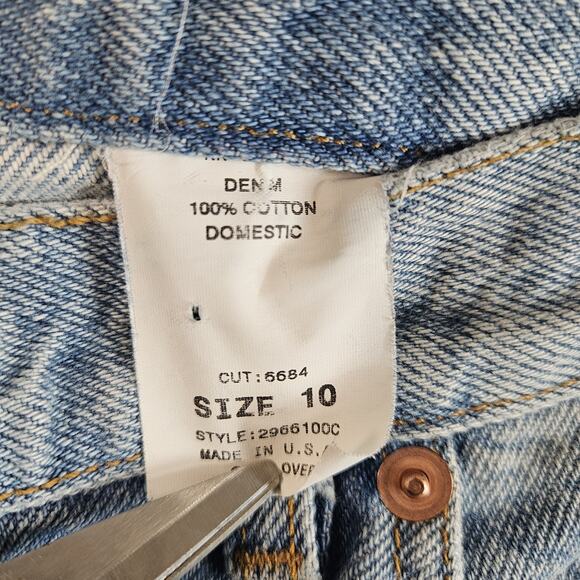 ABS by Allen Stewart Womens Size 10 Blue Jeans with Side Embellishments - Picture 8 of 8